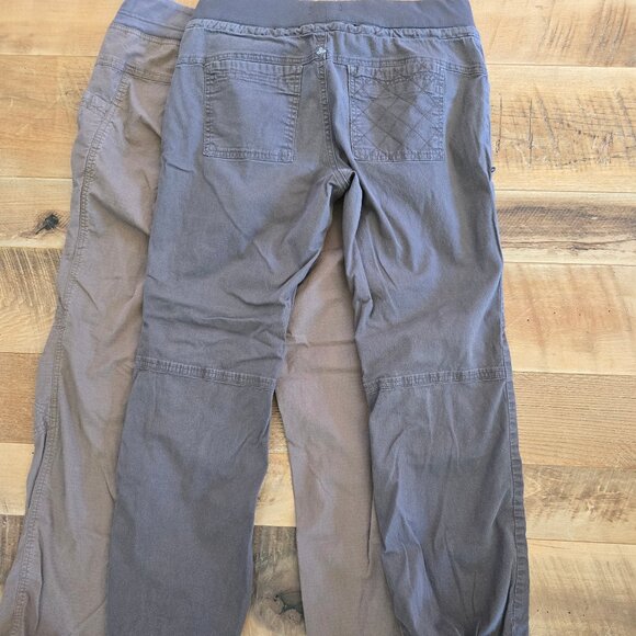 Two Pair of Women's Prana Kanab Ripstop Pants Color- Brown Size Medium - Picture 2 of 12